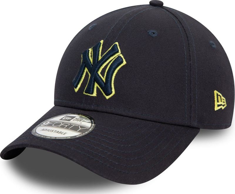 New Era - New York Yankees - Team Outline 9Forty - Navy Cap