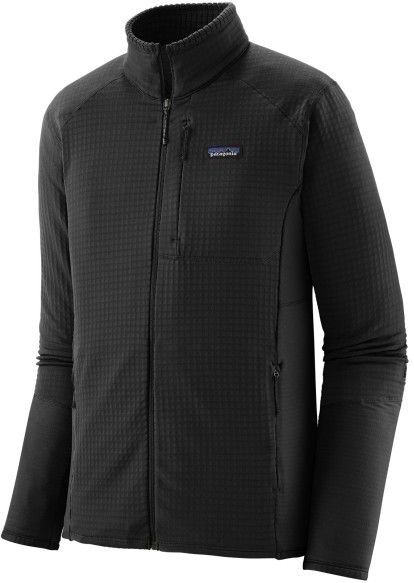 Patagonia - R1 Fleece - Heren - Zwart - Polartec Power Grid - Lichtgewicht