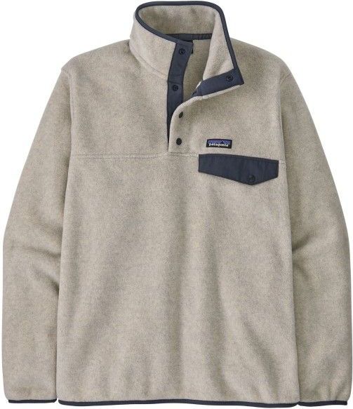 Patagonia Lightweight Synchilla Snap-T Pullover Fleece - Oatmeal Heather