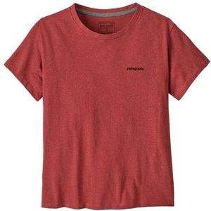 Patagonia - W's P-6 Logo Responsibili-Tee - T-shirt - Rood - Katoen