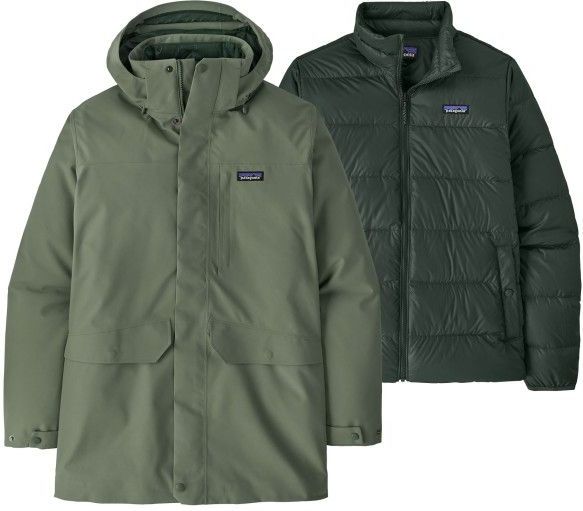 Patagonia - Tres 3-in-1 Parka - Old Growth Green - Herenjas