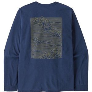 Patagonia - L/S Strataspire Responsibili-Tee - Longsleeve - Blauw