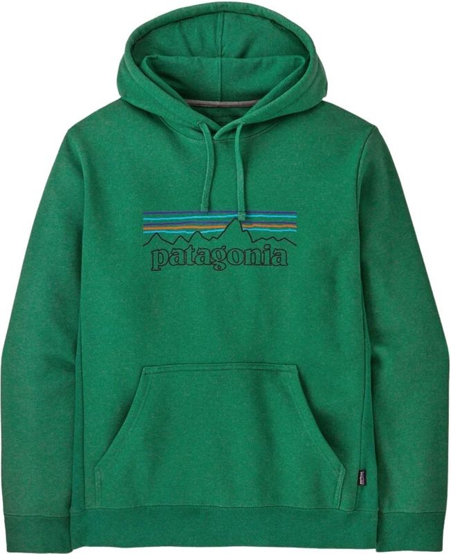 Patagonia - P-6 Logo Uprisal - Hoodie - Heartleaf Green - Gerecycled Polyester en Katoen