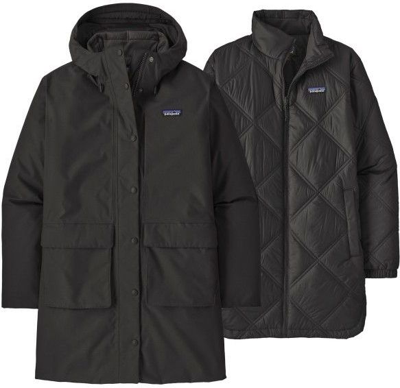 Patagonia - Pine Bank 3-in-1 Parka - Damesjas - Zwart