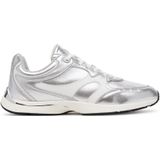 Sneakers - RILEY - Effen - Imitatieleer - Platte Hak - Snoersluiting