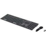 HP - 720 - Draadloos Toetsenbord - Zwart - Oplaadbaar - QWERTY