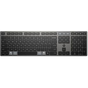 HP 725 Multi-Device Rchrgbl WL KBD Belg toetsenbord Thuis/Werk RF-draadloos + Bluetooth Grijs