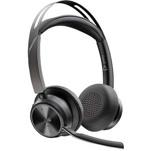 HP Poly Voyager Focus 2 On Ear headset Computer Bluetooth Stereo Zwart Noise Cancelling Headset