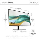 HP - S5 Pro 524pf - FHD Monitor - Zwart - 23,8 inch, 1920 x 1080 Pixels, IPS, 100 Hz