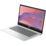 HP Chromebook 14a-nf0080nd Intel® N N200 35,6 cm (14") Full HD 8 GB LPDDR5-SDRAM 128 GB Flash Wi-Fi 6E (802.11ax) ChromeOS Zilver