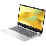HP Chromebook x360 14b-cd0005nd Intel® N N100 35,6 cm (14") Touchscreen Full HD 4 GB LPDDR5-SDRAM 128 GB Flash Wi-Fi 6 (802.11ax) ChromeOS Zilver