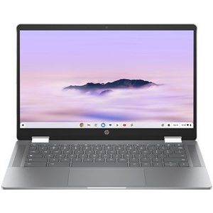 HP Chromebook x360 14b-cd0075nd Intel® Core™ i3 i3-N305 35,6 cm (14"") Touchscreen Full HD 8 GB LPDDR5-SDRAM 256 GB Flash Wi-Fi 6 (802.11ax) ChromeOS Zilver
