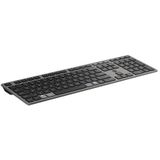 HP 725 Multi-Device Rechargeable Wireless Keyboard and Mouse Combo toetsenbord Inclusief muis Kantoor RF-draadloos + Bluetooth Zwart