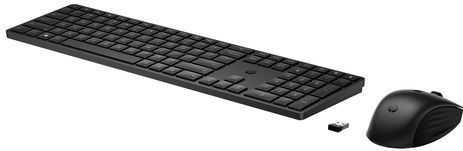 HP 655 Wireless Keyboard and Mouse Combo toetsenbord Inclusief muis Kantoor RF Draadloos Zwart