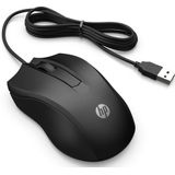 HP - Bedraad - Muis - Zwart - Optische Sensor 1600 DPI