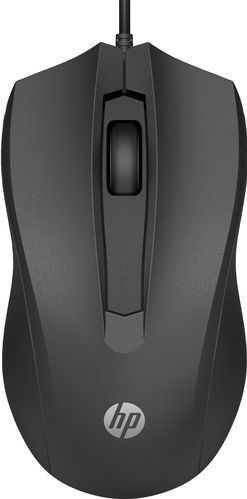 HP - Bedraad - Muis - Zwart - Optische Sensor 1600 DPI