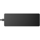 HP - 86S97UT - USB-C Travel Hub - Zwart - 5 Poorten, 4K-resolutie, 10 Gb/s Overdrachtssnelheid