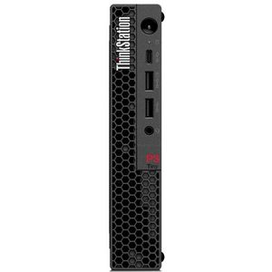 Lenovo - ThinkStation P3 Tiny - PC - Zwart - Intel Core i7-14700 - 16 GB - 512 GB SSD