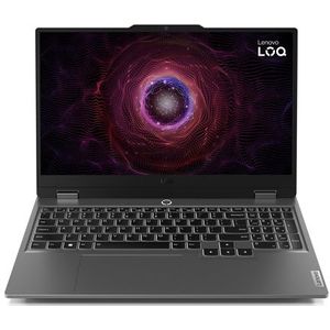 Lenovo LOQ 15ARP9 AMD Ryzen™ 5 7235HS Laptop 39,6 cm (15.6"") Full HD 16 GB DDR5-SDRAM 512 GB SSD NVIDIA GeForce RTX 3050 Wi-Fi 6 (802.11ax) Grijs
