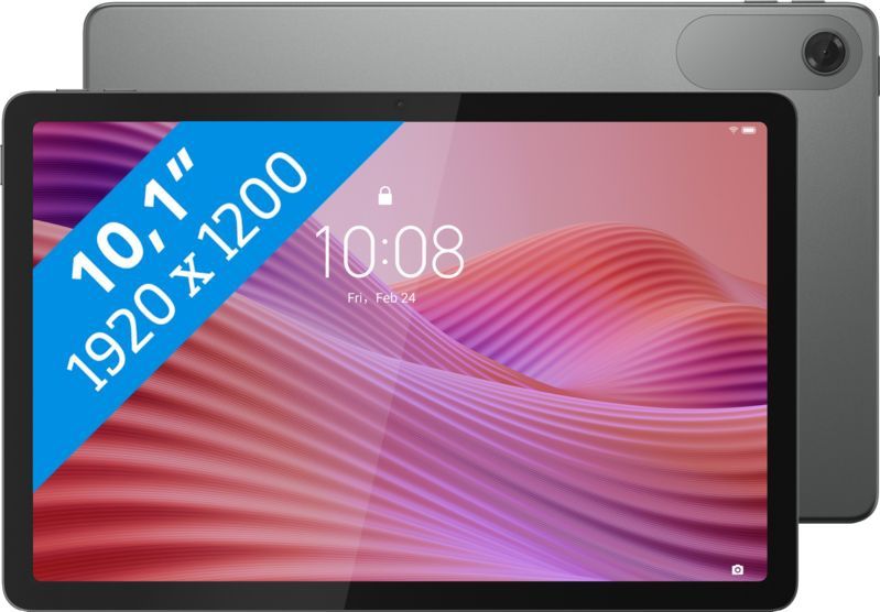 Lenovo - Tab - Tablet - Grijs - 64 GB - 10,1" FHD Display