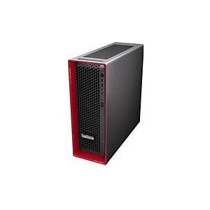 Lenovo ThinkStation P5 (1000 GB, 128 GB, Intel Xeon w5-2545, RTX A4500), PC, Zwart, Rood