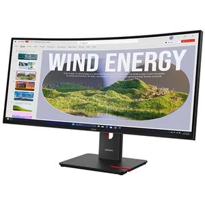 Lenovo - ThinkVision T34WD-40 - LED Display - Zwart - 86,4 cm (34 inch) - 3440 x 1440 Pixels - Wide Quad HD