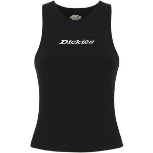 Dickies - Damestanktop - Slim Fit - Zwart - Geribbeld Katoen