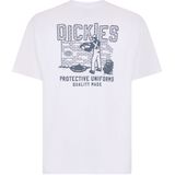 Dickies - Bricklane - T-shirt - Wit - Katoen