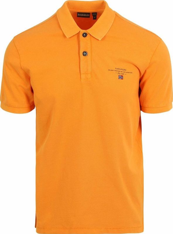 Napapijri - Polo Shirt - Oranje - Heren