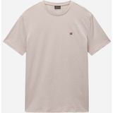 Napapijri - T-shirt - Beige - Katoen