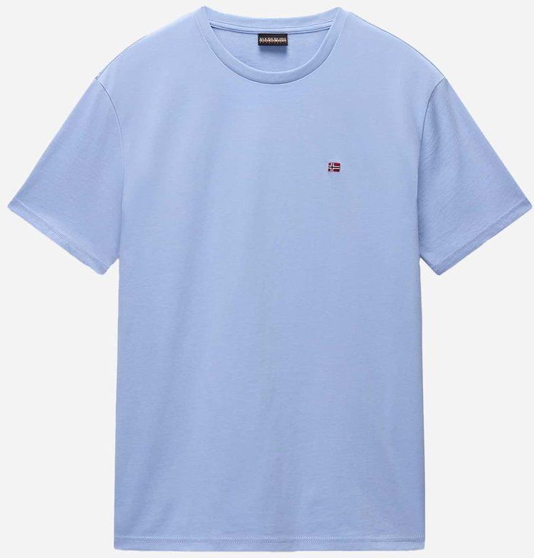 Napapijri - Salis SS Summer - T-Shirt - Soft Chambray - 100% Katoen
