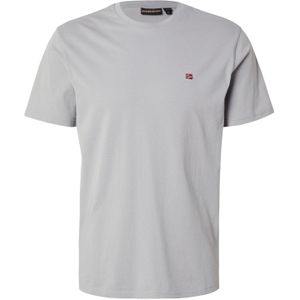 Napapijri - Salis SS Summer - T-Shirt - Grey - 100% Katoen