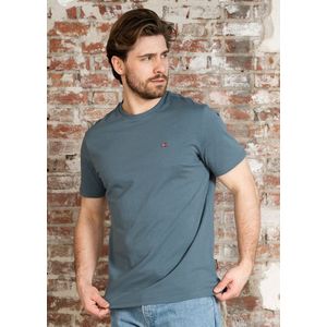 Napapijri T-Shirt Salis SS Stormy Weather - Katoen met Regular Fit