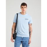 Napapijri - Lichtblauwe - Katoenen T-Shirt