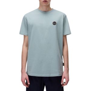 Napapijri - T-shirt - Groen - Katoen - Korte Mouwen