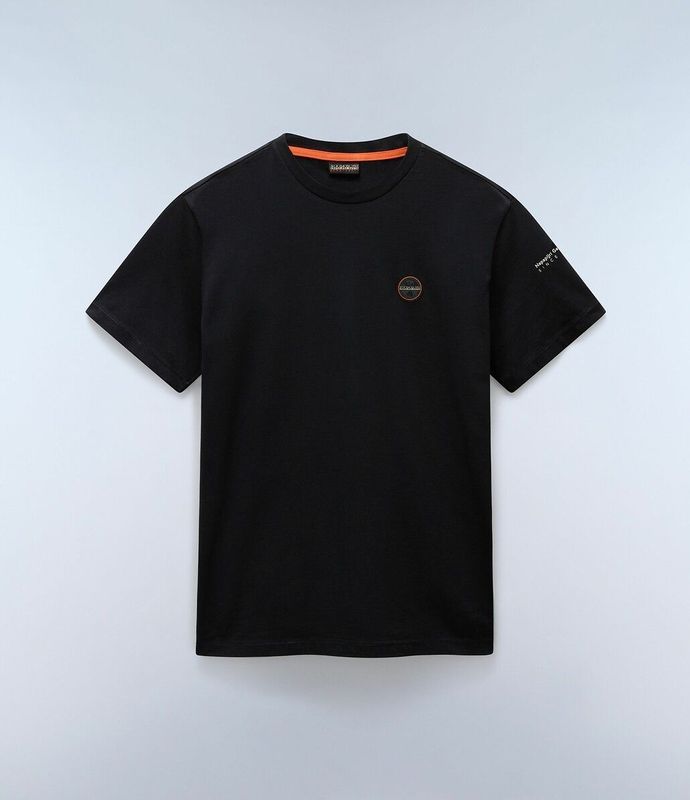 T-Shirt Napapijri Men Badge SS White Heron-L
