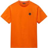 Napapijri - Short Sleeve Crew Neck Tee - Oranje - T-shirt