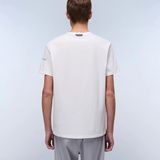 Napapijri - Badge SS - T-Shirt - White Heron - Katoen