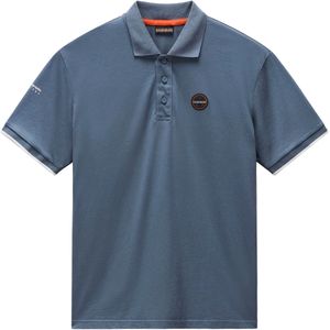 Napapijri Poloshirt E-BADGE SUM Mit Rundhalsausschnitt