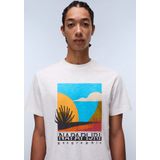 Napapijri - Arbia - T-shirt - Wit - Katoen