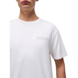 Napapijri T-shirt Heren Wit Katoen met Print