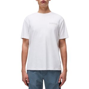 Napapijri T-shirt Heren Wit Katoen met Print