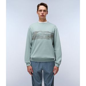 Napapijri - Vanni Crew - Trui - Groen Mil - Katoen