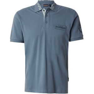 Napapijri, Heren, Tops, Grijs, Maat: L Katoen,