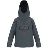 Napapijri - Anorak - Blauwe - Katoen - Met Capuchon en Rits