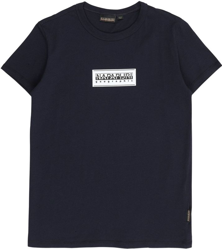 Napapijri - T-shirt - Donkerblauw - Katoen