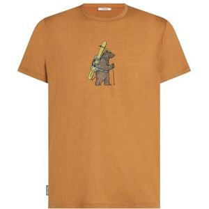 Icebreaker - Merino 150 Tech Lite SS Tee Bear Tour Trail - T-shirt - Bruin