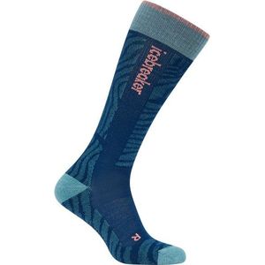 Icebreaker - Merino Blend Ski+ Light OTC Mountain Contour - Skisokken - Blauw