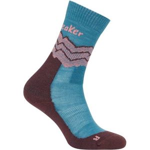 Icebreaker - Merino Hike+ Medium Crew - Dames Sokken - Blauw