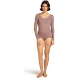Icebreaker - W Merino 150 Siren LS Sweetheart Summit - Thermokleding - Bruin